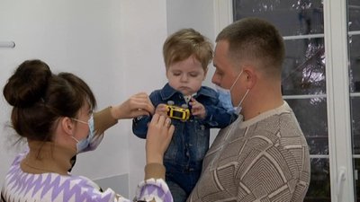 На Львівщині 1,5-річний хлопчик був рік на апараті ШВЛ через вроджену недугу На Львівщині 1,5-річний хлопчик був рік на апараті ШВЛ через вроджену недугу