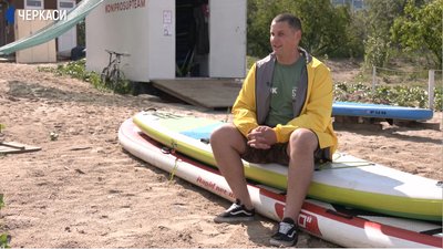 Черкаські сапбордисти відкрили новий сезон Черкаські сапбордисти відкрили новий сезон