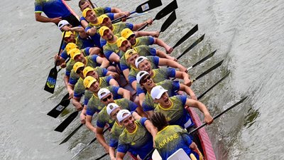 Збірна України на чемпіонаті Європи з веслування на човнах драконах