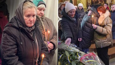 Херсон, прощання, військові, українські бійці