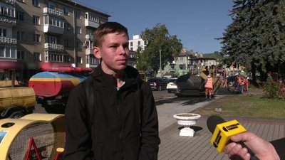 Коли завершать ремонт тротуару у Рівному на вулиці Чорновола Коли завершать ремонт тротуару у Рівному на вулиці Чорновола