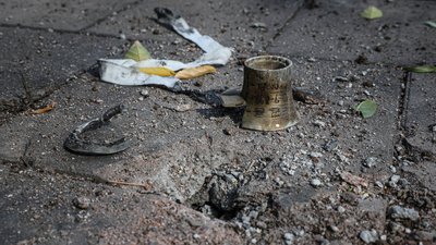 Херсон, міни, підрив, залишки снаряда