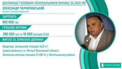 Які доходи та майно задекларували директори КП Вінниці Які доходи та майно задекларували директори КП Вінниці