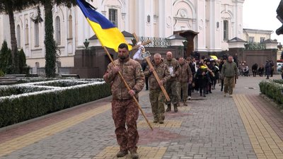 У Луцьку попрощалися із загиблим військовим Богданом Буськом