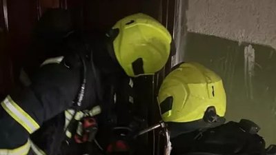 Рятувальники, пожежа, багатоповерхівка, Франківськ
