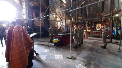 У Львові попрощались із військовослужбовцем Сергієм Шевченком У Львові попрощались із військовослужбовцем Сергієм Шевченком