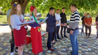 В селищі Балабине на Запоріжжі ветеранам АТО виділили земельні ділянки