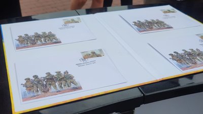 У Черкасах погасили фінальну марку із серії "Сили безпеки та оборони України" — "Служба безпеки України" У Черкасах погасили фінальну марку із серії "Сили безпеки та оборони України" — "Служба безпеки України"