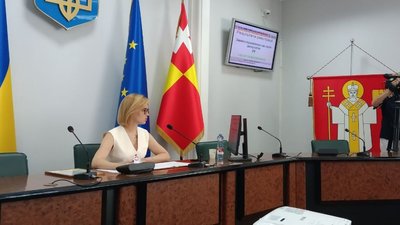 Катерина Шкльода на сесії Луцької міської ради, 29 липня 2026 року