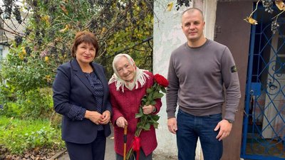 Херсон, ювілей, пенсіонерка