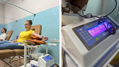 Змагаються і здають кров на донорство — в Умані проходить чемпіонат з веслування Змагаються і здають кров на донорство — в Умані проходить чемпіонат з веслування