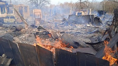 На Чернігівщині через підпал сміття згорів будинок та автомобіль