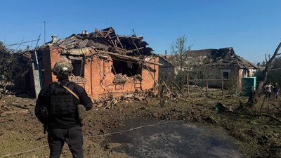 Авіаудар по Словʼянську