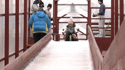 У Львові діє єдина в Україні санна естакада