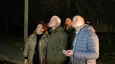 Терехов після ударів шахедів по Новобаварському району Терехов після ударів шахедів по Новобаварському району