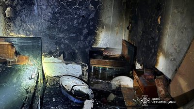 Пожежа квартири у Чернігові: загину власник помешкання