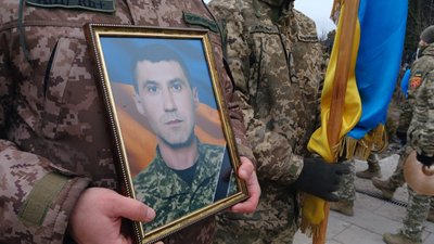 тернопіль, похорон сергія пазінського, 24 грудня 2025 року