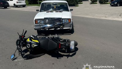 У Гадячі в ДТП потрапив 17-річний мотоцикліст