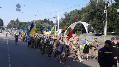 У Вінниці пройшли два Марші захисників України