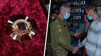 Військові передали відзнаки рідним загиблої на сході харків'янки Яни Червоної