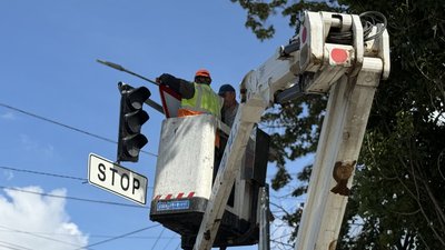 По вулиці Шимка у Вінниці облаштовують світлофор
