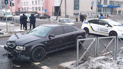 У Черкасах внаслідок ДТП пасажирка отримала травми