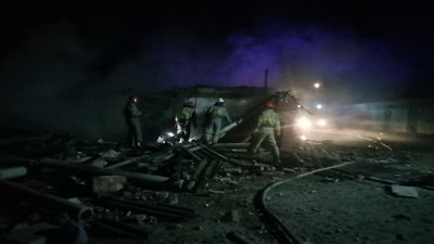 У Балаклії вибух: зруйновані три гаражі, ще три пошкоджені