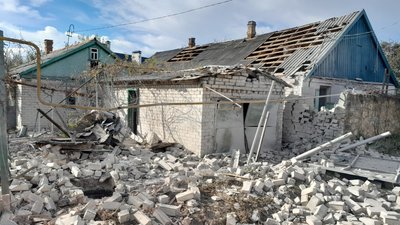 Херсон, зруйновані будинки