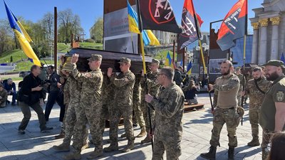 Прощання з Сергієм Коновалом і Тарасом Петришиним в Києві