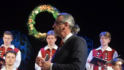 Львівська хорова капела "Дударик" під час туру Латвією Львівська хорова капела "Дударик" під час туру Латвією