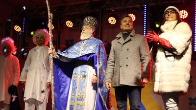 У Житомирі відкрили головну міську ялинку У Житомирі відкрили головну міську ялинку