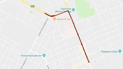 У неділю в Херсоні перекриватимуть рух транспорту (МАПА) У неділю в Херсоні перекриватимуть рух транспорту (МАПА)
