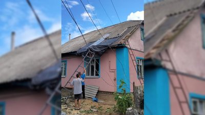 Наслідки негоди в селі Локнисте Наслідки негоди в селі Локнисте