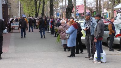 У Миколаєві віряни східного обряду святкують Вербну неділю У Миколаєві віряни східного обряду святкують Вербну неділю
