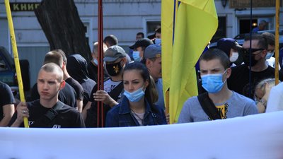 Акція на Банковій: в Одесі Нацкорпус влаштував мітинг на підтримку затриманого Тихона Шаврука Акція на Банковій: в Одесі Нацкорпус влаштував мітинг на підтримку затриманого Тихона Шаврука