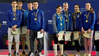 Шаблісти й шаблістки з Миколаєва на чемпіонаті у Києві