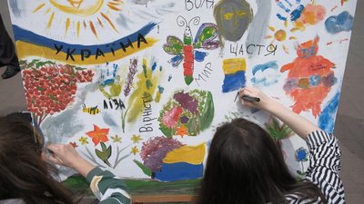 Німецький художник просто неба провів майстер-клас для вінничан і гостей міста Німецький художник просто неба провів майстер-клас для вінничан і гостей міста