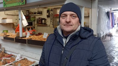 Віктор Василишин, продавець на тернопільському ринку Віктор Василишин, продавець на тернопільському ринку