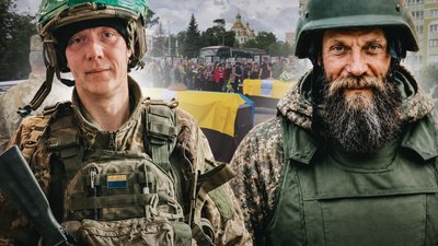 З бійцями Романом Войновим та Костянтином Дорошевим попрощалися у Рівному