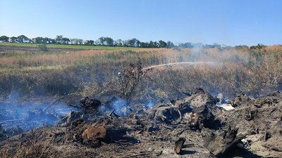 За добу обстріли російськими військами спричинили дві пожежі на Миколаївщині За добу обстріли російськими військами спричинили дві пожежі на Миколаївщині