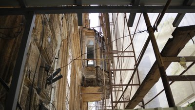 В Одесі почали реставрувати будинок Гоголя, який минулого року визнали аварійним В Одесі почали реставрувати будинок Гоголя, який минулого року визнали аварійним