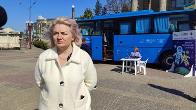 Щеплення від правця, дифтерії і COVID-19: у Тернополі працював вакцинальний автобус