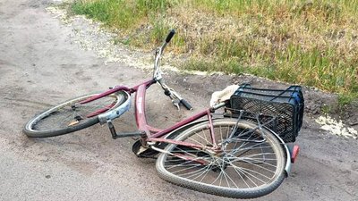 Велосипед на місці ДТП в Соснівці, 19 травня 2024