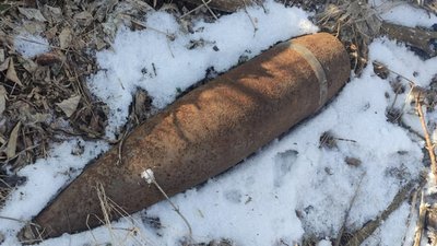 На Дніпропетровщині жінка під час прогулянки знайшла застарілий артснаряд