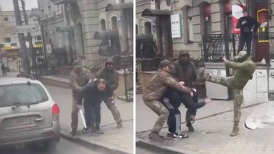 Напад на працівників ТЦК на Данила Галицького в Луцьку, військові ТЦК, група оповіщення