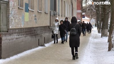 30 полтавців за минулу добу травмувалися через ожеледицю
