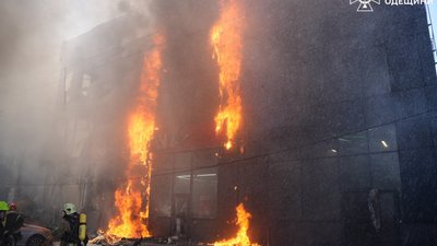 Пожежа, обстріл, БпЛА, безпілотники