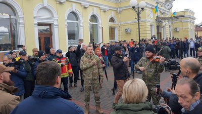 До Херсона прибув перший з початку повномасштабного вторгнення потяг з Києва До Херсона прибув перший з початку повномасштабного вторгнення потяг з Києва