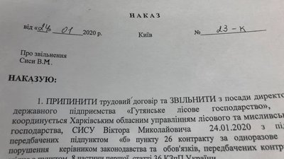 Віктора Сису звільнили з посади