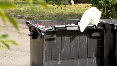 У селищі на Кіровоградщині не миють контейнери для сміття
